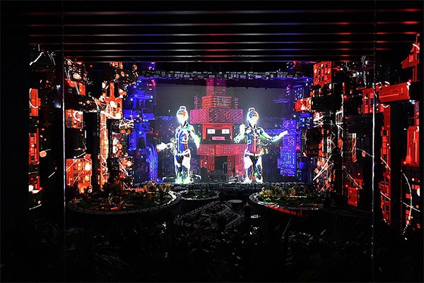 에이벡스가 'CES 2018'에서 선보인 콘텐츠 / 사진=에이벡스