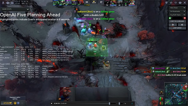 Open AI가 실시간으로 판단하는 모습 / 사진=Open AI 유튜브 영상 중