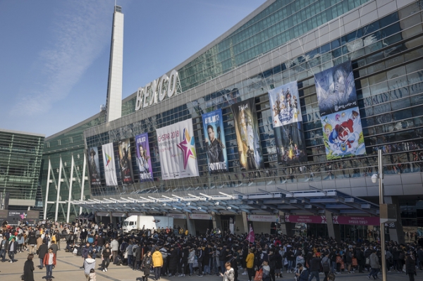 지스타 2018 벡스코 전경. 사진=넥슨