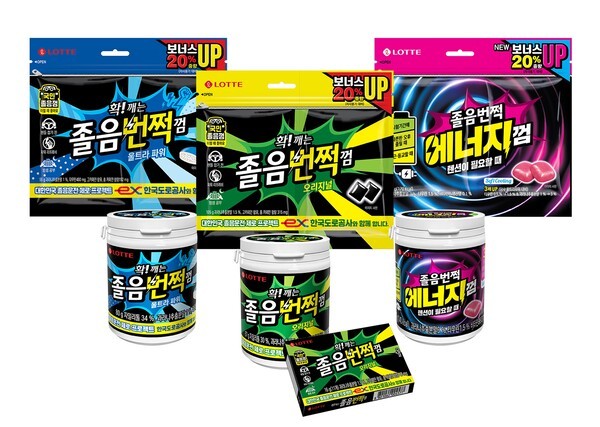 롯데웰푸드, ‘졸음번쩍껌 킹’ 한정판 출시