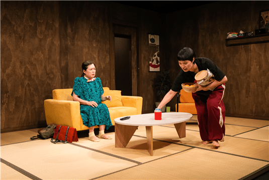 연극 ‘타인’(다케다 모모코 작, 임예성 번역, 나옥희 연출, 2025.6.26~7.6, 나온씨어터). 사진=김솔, 극단 58번국도 제공