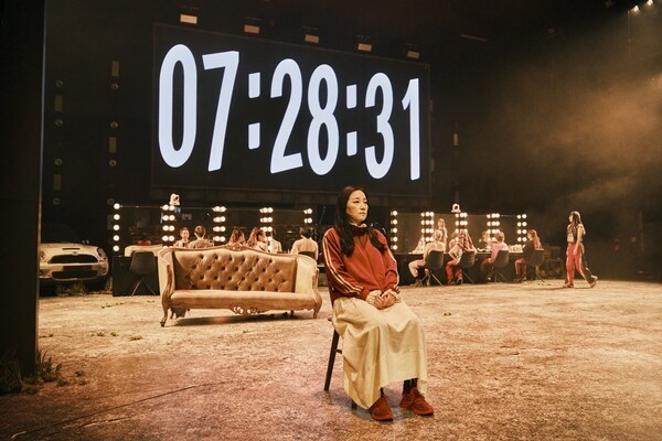 ‘안트로폴리스’ 5부작은 프롤로그/디오니소스, 라이오스, 오이디푸스, 이오카스테, 안티고네 순으로 구성됐다(테베의 역사에는 우리에게도 익히 알려진 안티고네와 오이디푸스의 이야기도 들어있다). 국립극단은 2026년까지 5부작을 모두 공연할 예정인데 2025년에는 그 중 1부와 2부를 제작한다. 사진=국립극단.